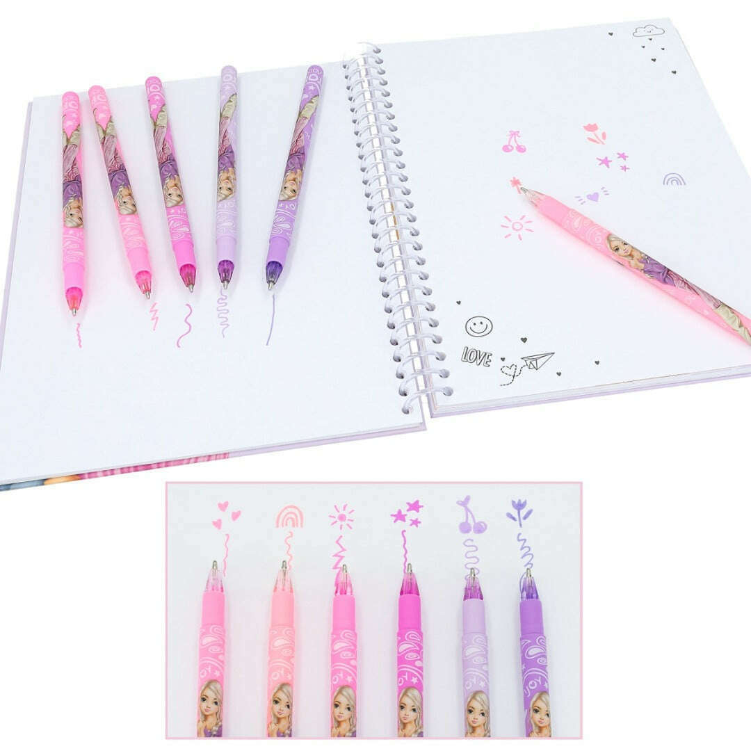 Toys N Tuck:Depesche Top Model Girly Gel Pen Set,Top Model