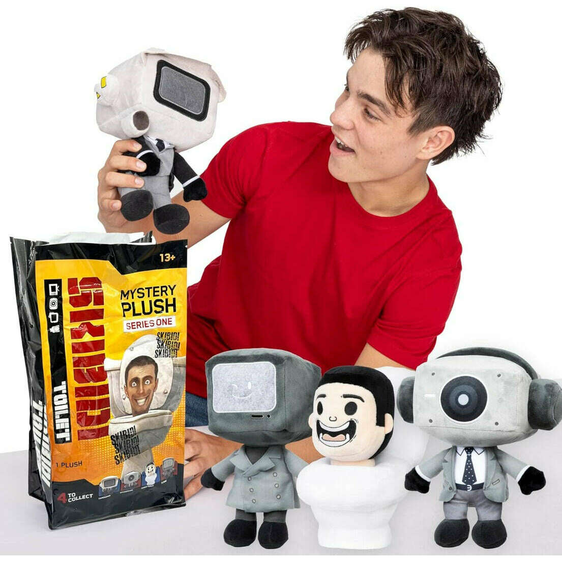 Toys N Tuck:Skibidi Toilet Mystery 11 Inch Plush Series 1,Skibidi Toilet