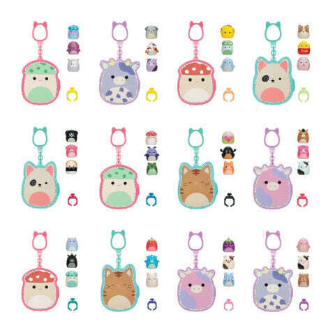 Toys N Tuck:Squishmallows Squish-A-Longs Clip & Go Pack (Series 1),Squishmallows Squish-A-Longs