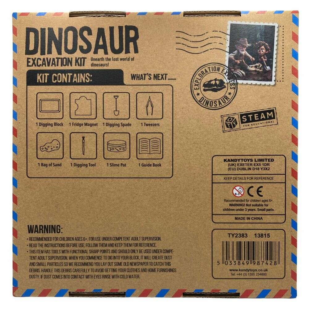 Toys N Tuck:World Of Science Dinosaur Excavation Kit,World of Science
