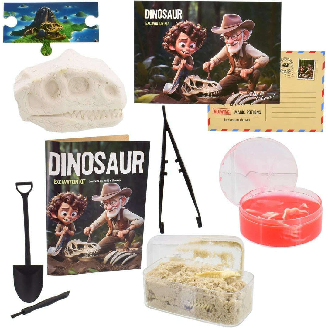 Toys N Tuck:World Of Science Dinosaur Excavation Kit,World of Science