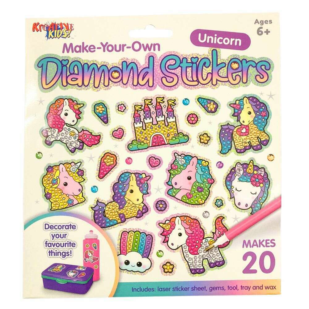 Toys N Tuck:Creative Kids Make-Your-Own Diamond Stickers,Creative Kids