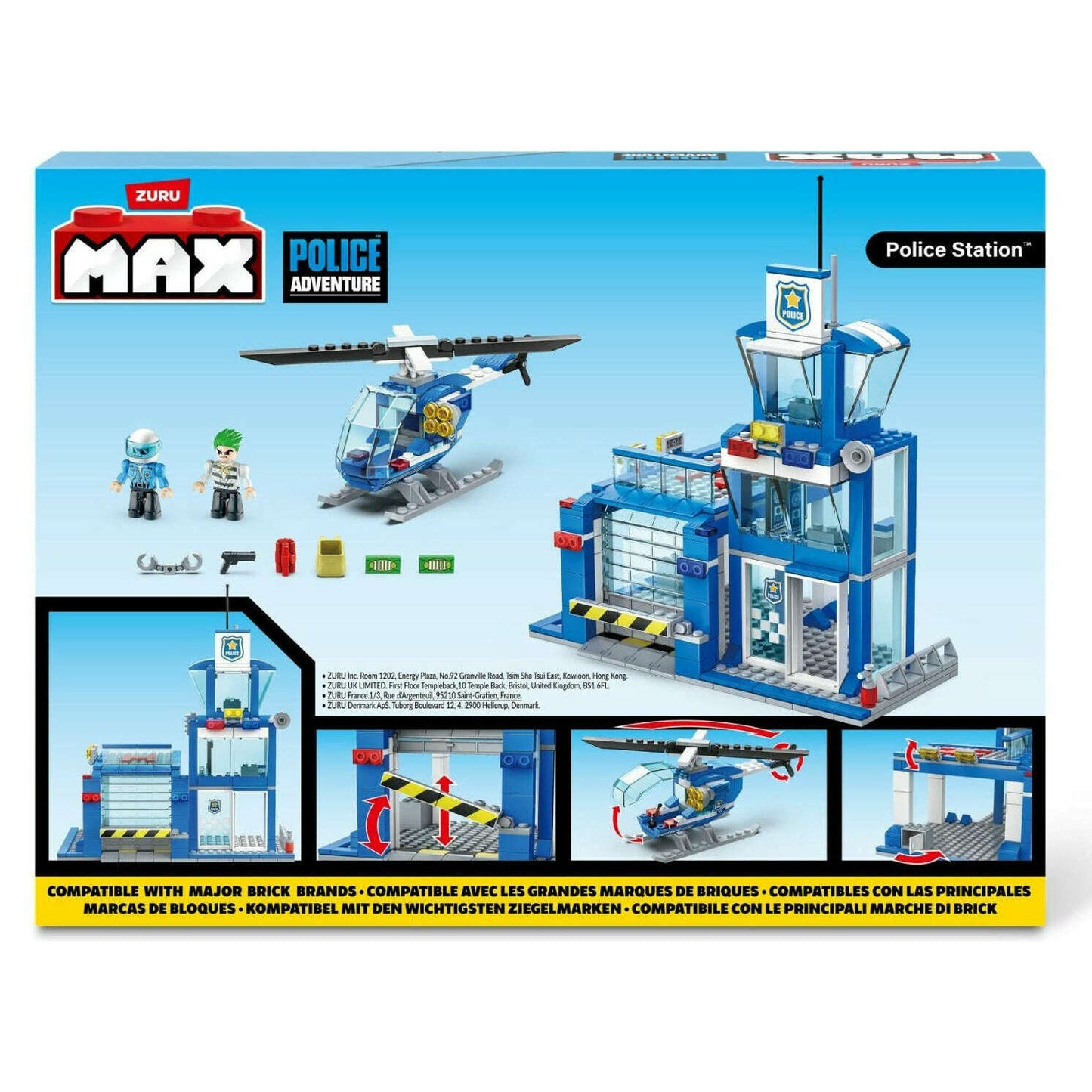 Toys N Tuck:MAX Police Adventure Police Station,Zuru
