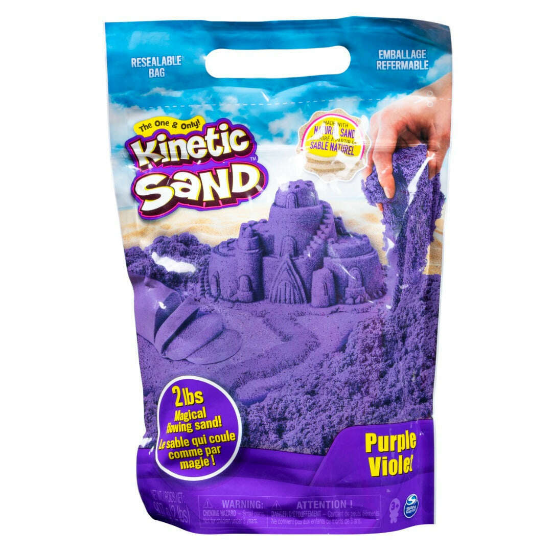 Toys N Tuck:Kinetic Sand 2lb Resealable Bag Purple,Kinetic Sand