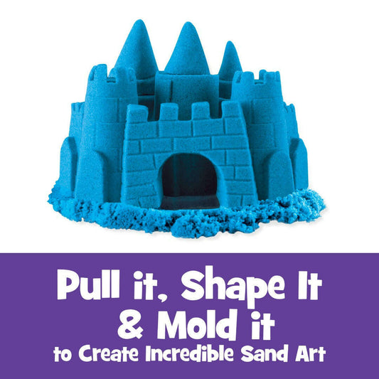 Toys N Tuck:Kinetic Sand 2lb Resealable Bag Blue,Kinetic Sand
