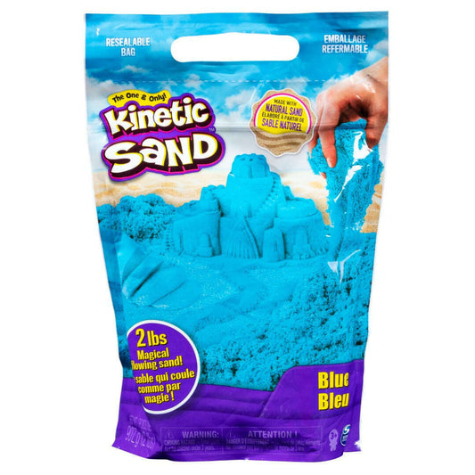 Toys N Tuck:Kinetic Sand 2lb Resealable Bag Blue,Kinetic Sand