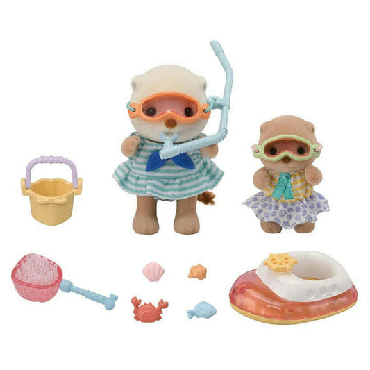 Toys N Tuck:Sylvanian Families Sea Otter Sisters Splashy Snorkel Set,Sylvanian Families