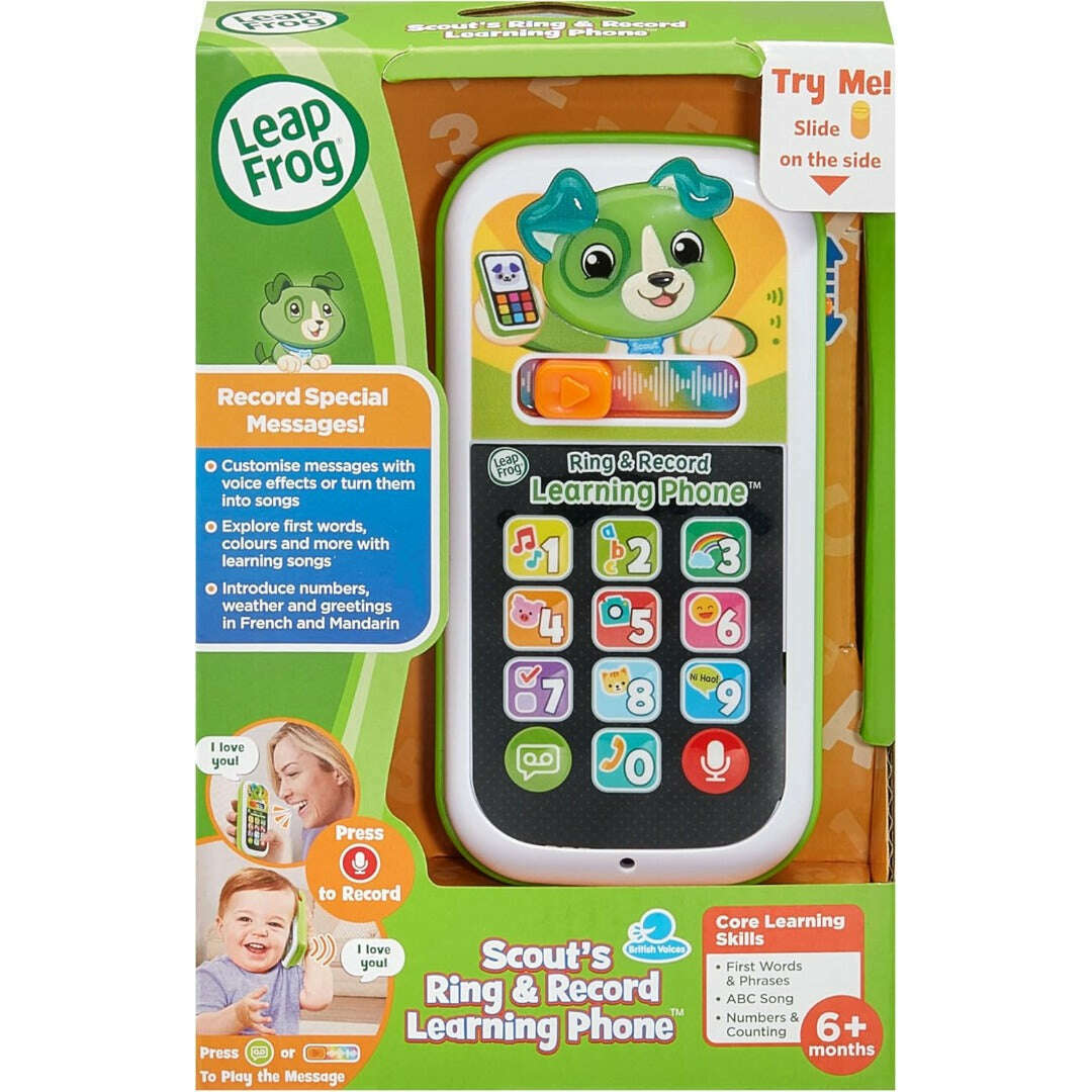 Toys N Tuck:LeapFrog Scout's Ring & Record Learning Phone,Leap Frog