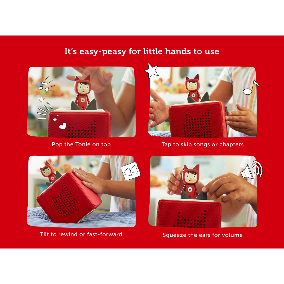 Toys N Tuck:Tonies Toniebox Starter Set Red,Tonies