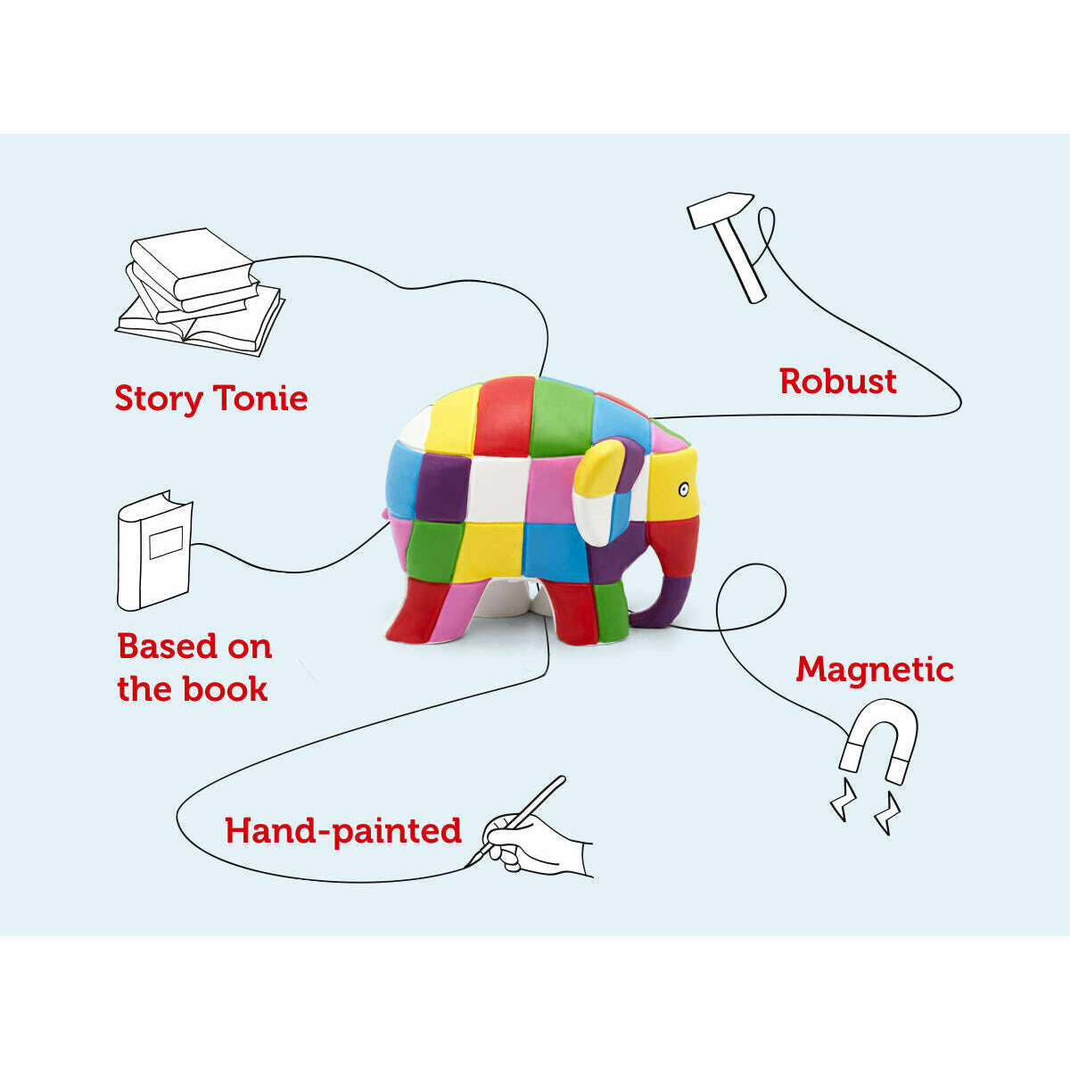 Toys N Tuck:Tonies Audio Character Elmer And Friends,Tonies