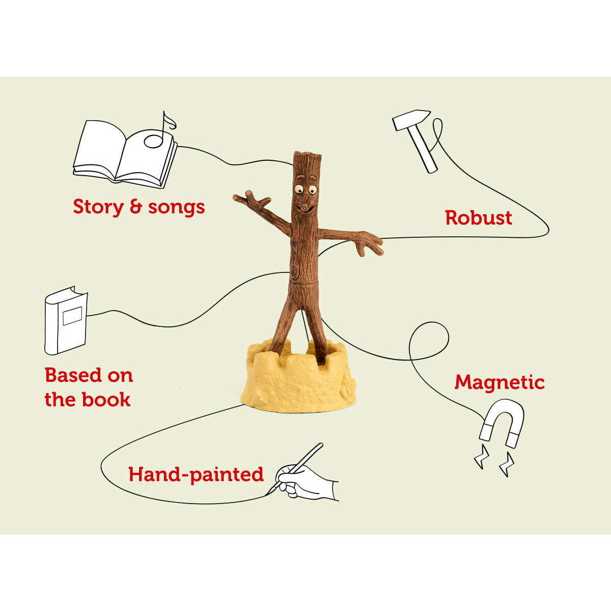 Toys N Tuck:Tonies Audio Character Stick Man,Tonies