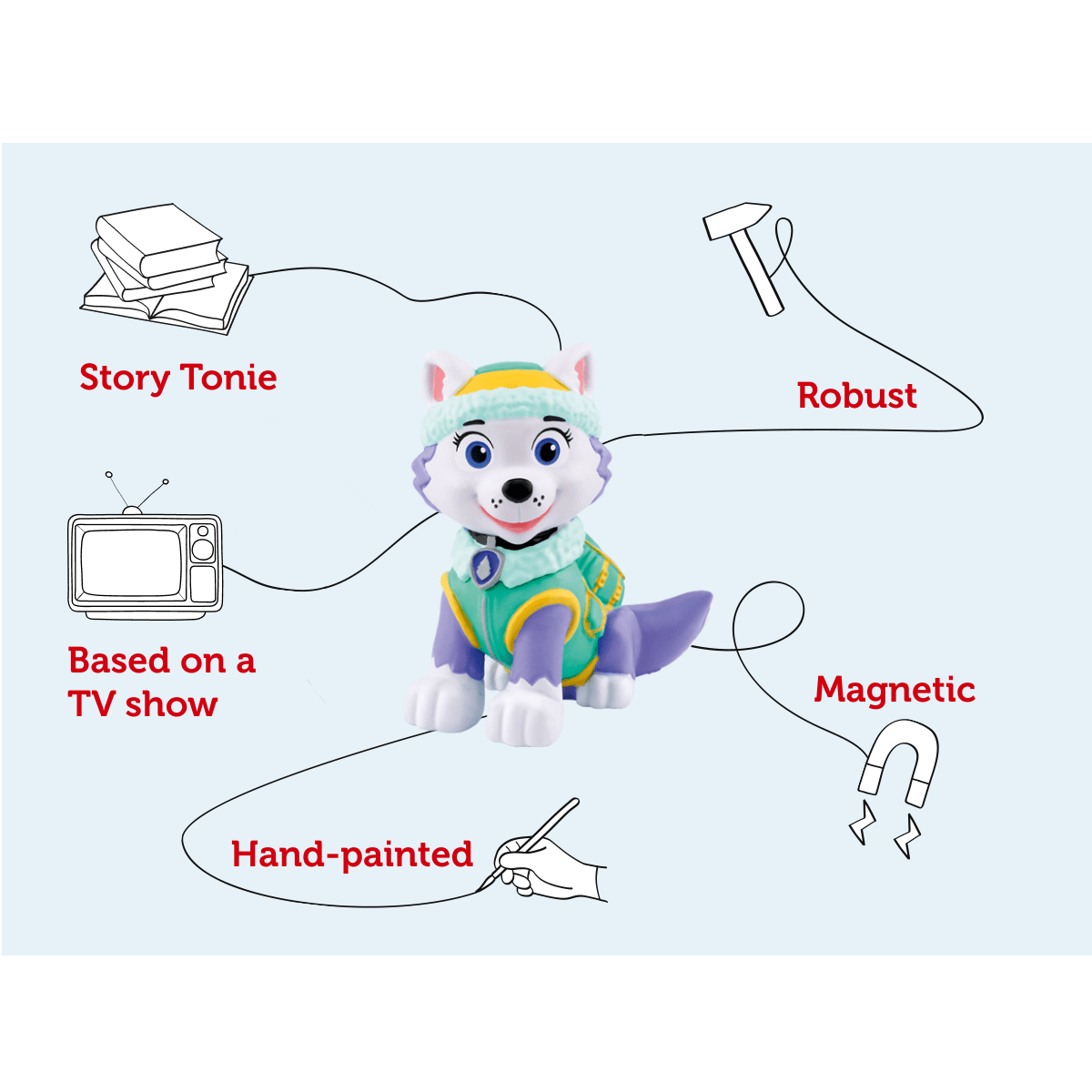 Toys N Tuck:Tonies Audio Character Paw Patrol Everest,Tonies