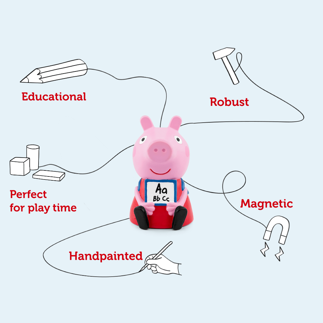 Toys N Tuck:Tonies Audio Character Learn With Peppa Pig,Tonies