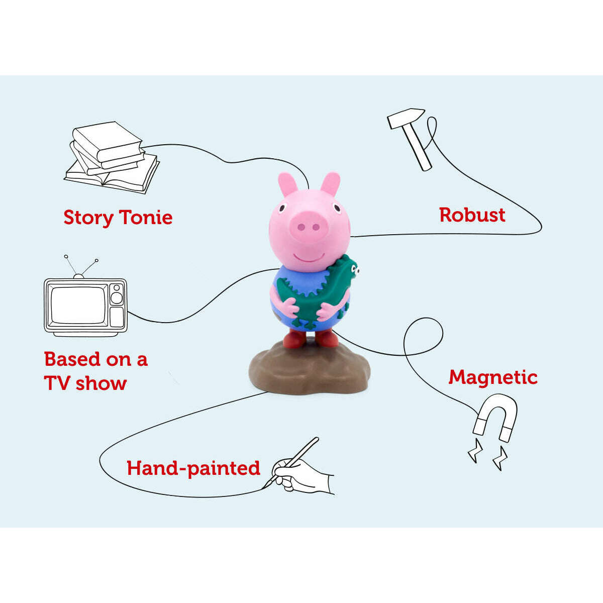 Toys N Tuck:Tonies Audio Character George Pig,Tonies