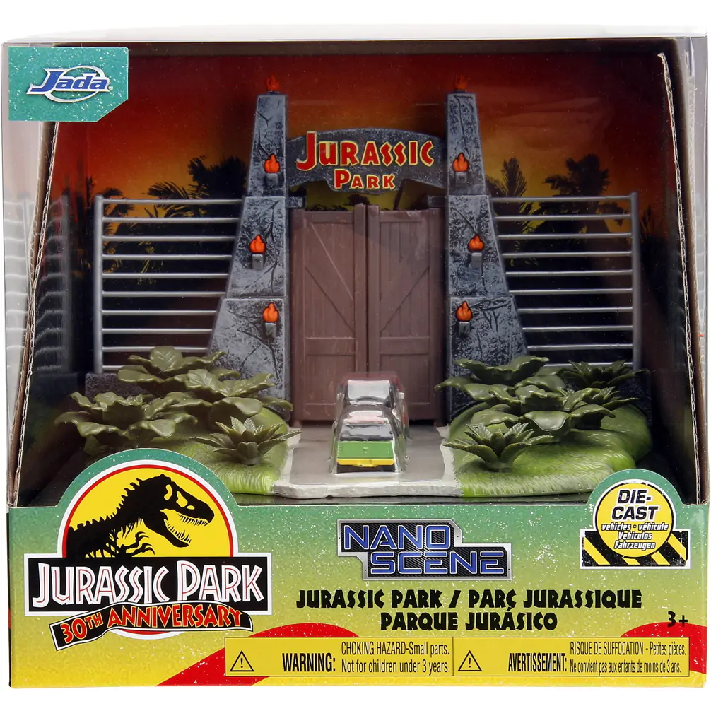Toys N Tuck:Jurassic Park Nano Scene Jurassic Park Gate,Jurassic Park