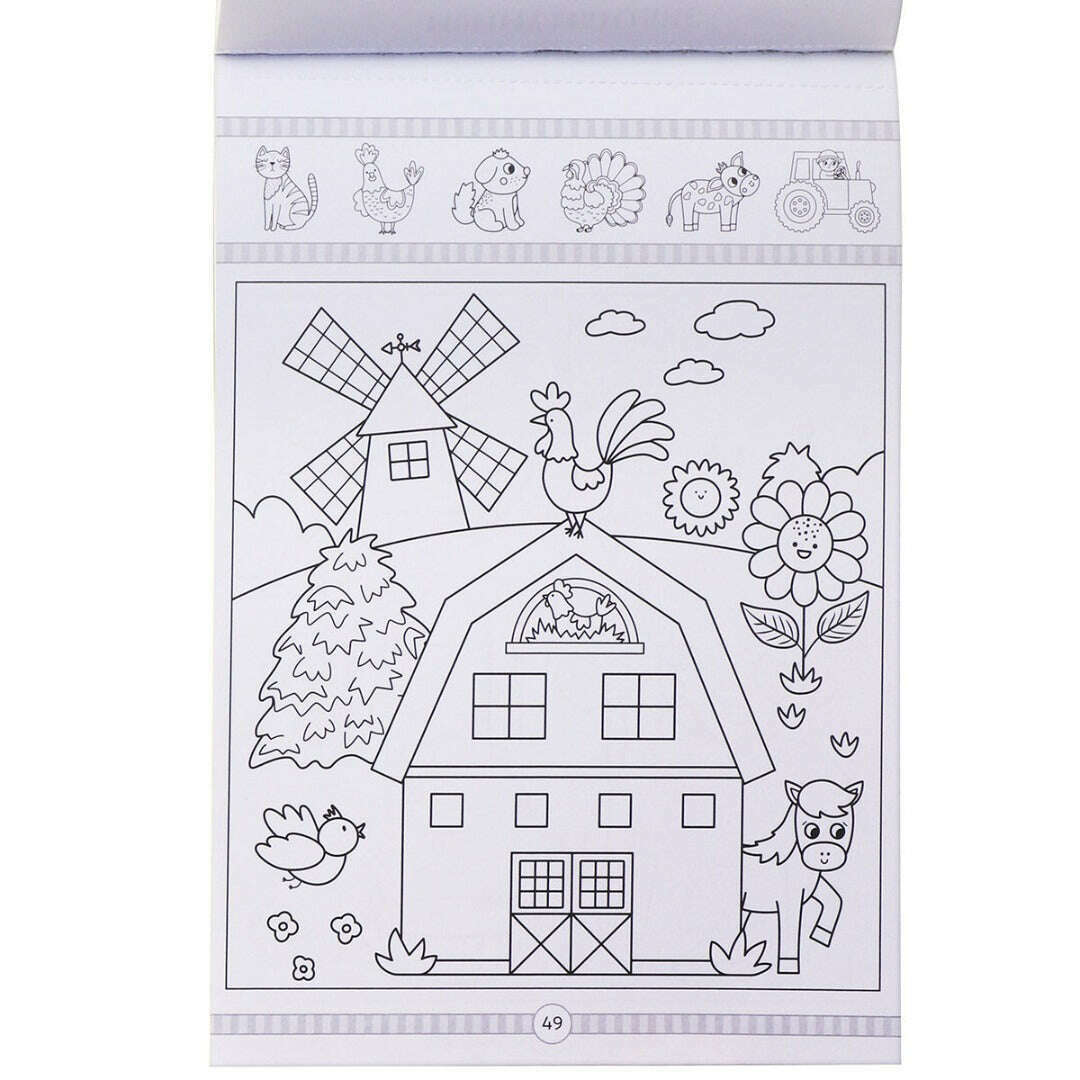 Toys N Tuck:Colouring & Activity Farm Mega Pad,Alligator Books