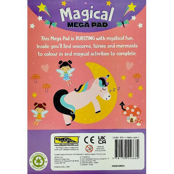 Toys N Tuck:Colouring & Activity Magical Mega Pad,Alligator Books