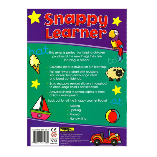 Toys N Tuck:Snappy Learner Handwriting Activity Book,Alligator Books