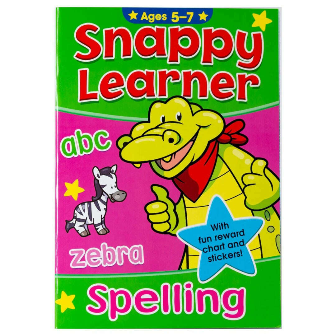 Toys N Tuck:Snappy Learner Spelling Activity Book,Alligator Books