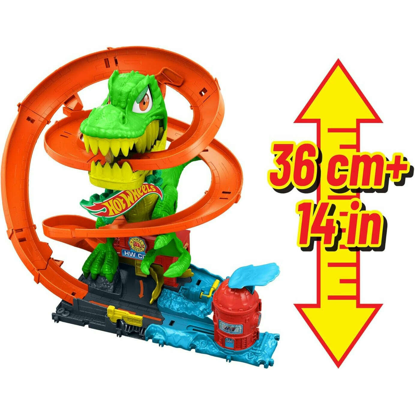 Toys N Tuck:Hot Wheels City T-Rex Blaze Battle,Hot Wheels