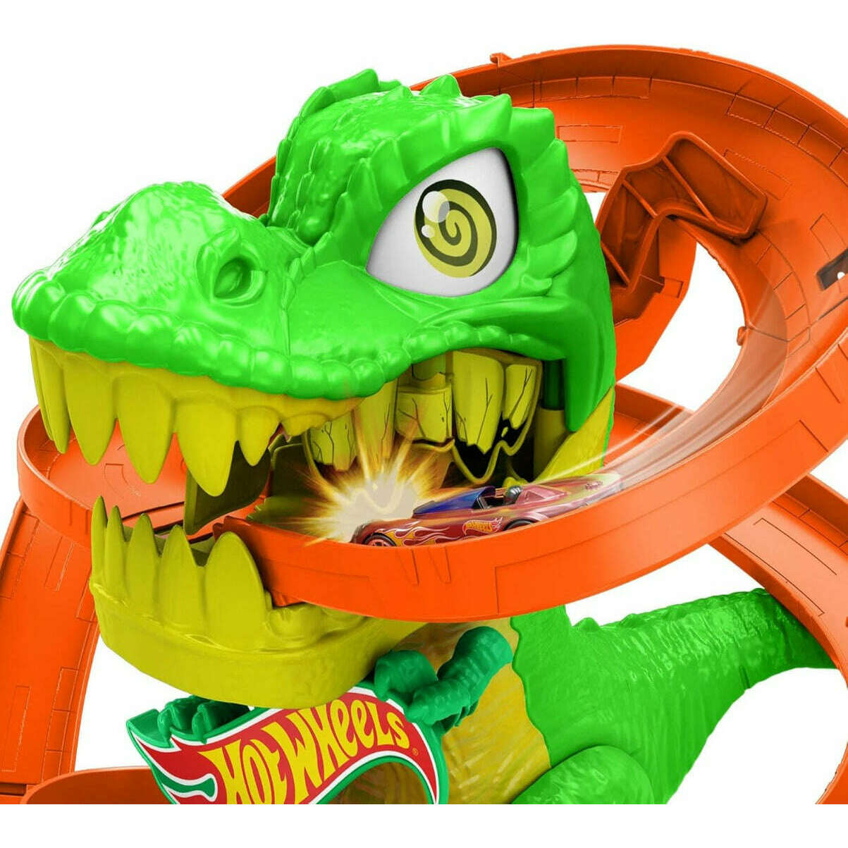 Toys N Tuck:Hot Wheels City T-Rex Blaze Battle,Hot Wheels