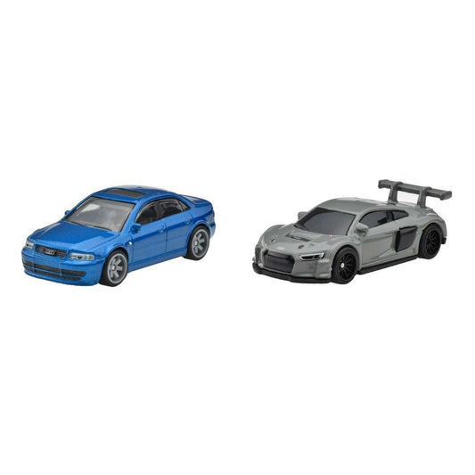 Toys N Tuck:Hot Wheels Premium Car Culture 2-Pack - Audi S4 Quattro and Audi R8 LMS,Hot Wheels