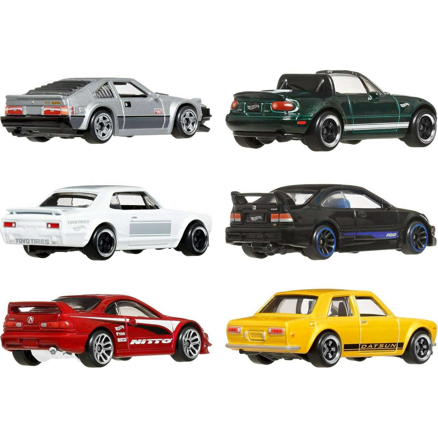 Toys N Tuck:Hot Wheels Silver Series Japanese 6 Car Multipack,Hot Wheels