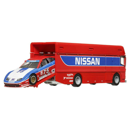 Toys N Tuck:Hot Wheels Premium Car Culture Team Transport - Euro Hauler and '94 Nissan 300 ZX GTS,Hot Wheels