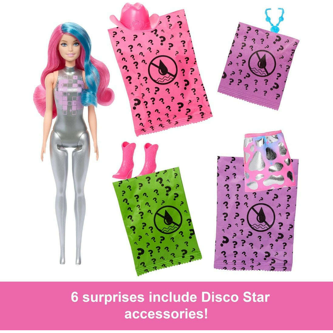 Toys N Tuck:Barbie Color Reveal Disco Star Series,Barbie