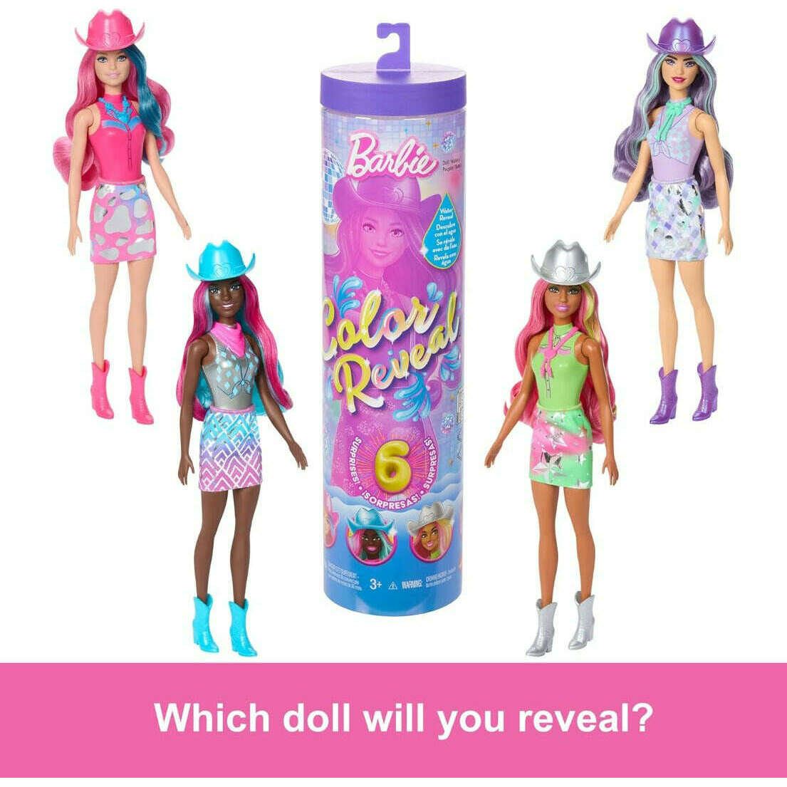Toys N Tuck:Barbie Color Reveal Disco Star Series,Barbie