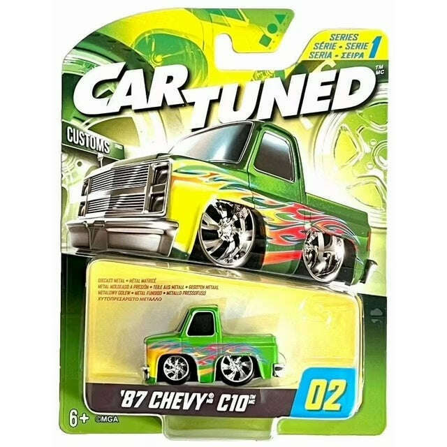 Toys N Tuck:MGA Car Tuned Series 1 - '87 Chevy C10 02,Car Tuned