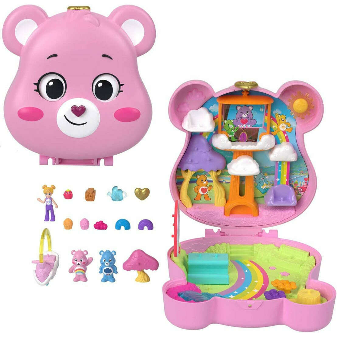 Toys N Tuck:Polly Pocket Care Bears Compact,Polly Pocket