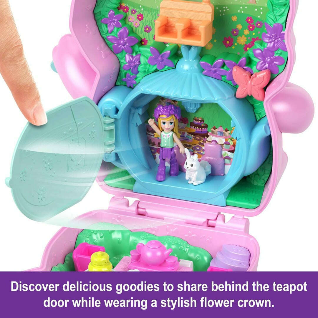 Toys N Tuck:Polly Pocket Tea Party Bunny Compact,Polly Pocket