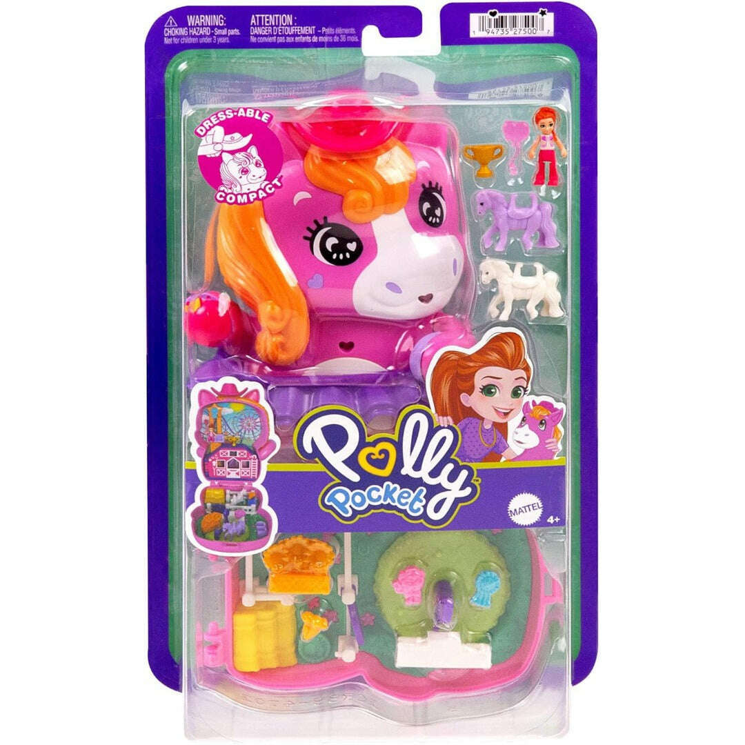 Toys N Tuck:Polly Pocket Pony Rodeo Compact,Polly Pocket