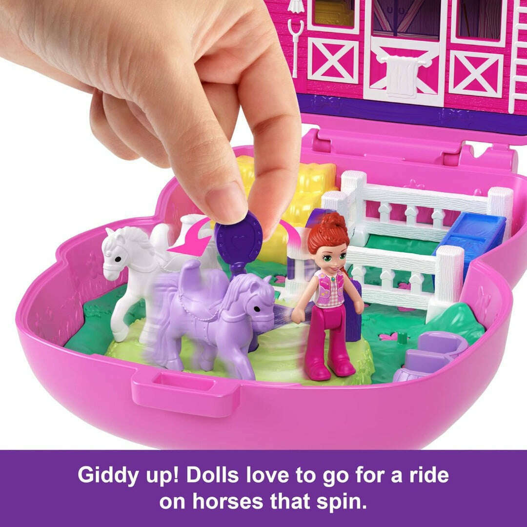 Toys N Tuck:Polly Pocket Pony Rodeo Compact,Polly Pocket