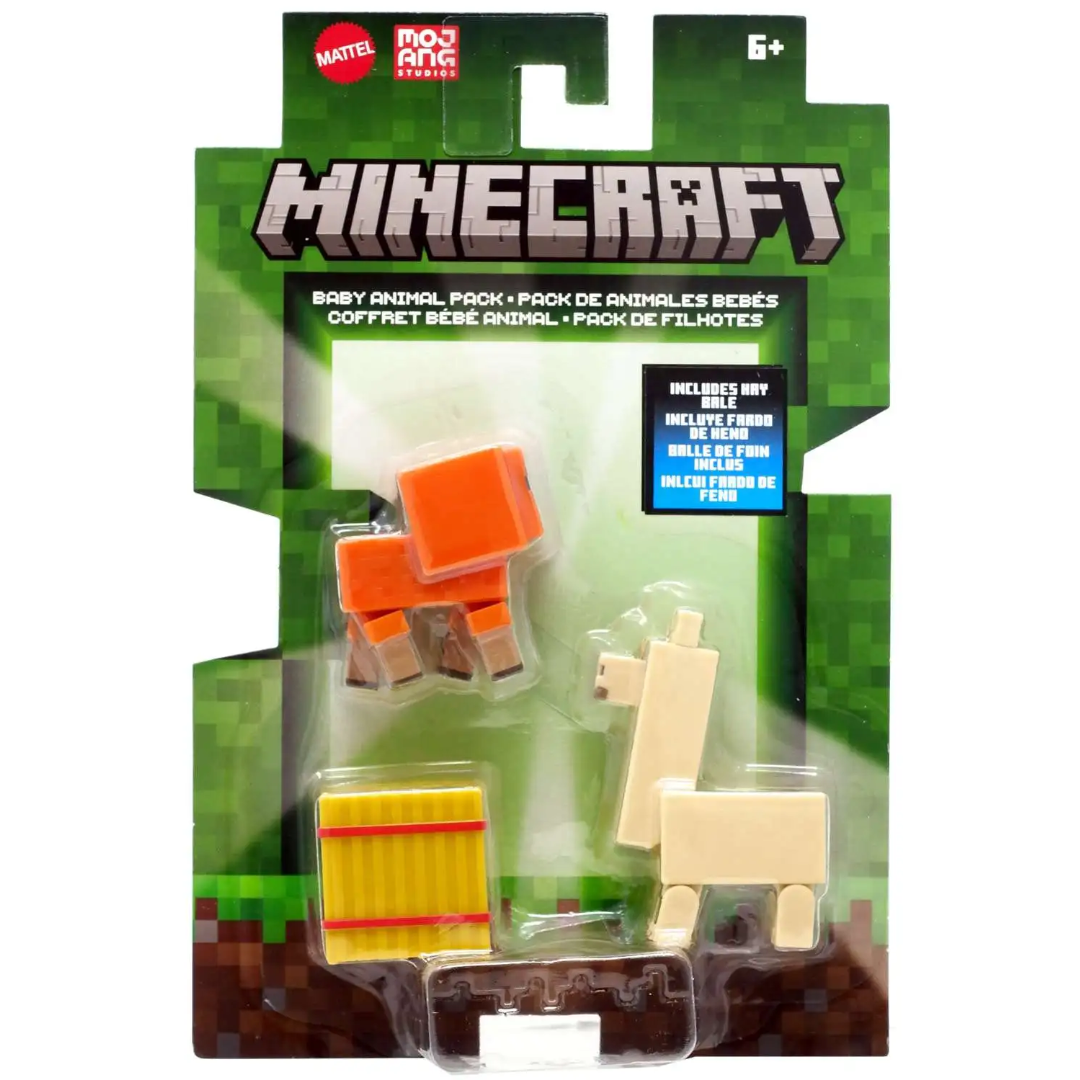 Toys N Tuck:Minecraft 3.25'' Figures - Baby Animal Pack,Minecraft