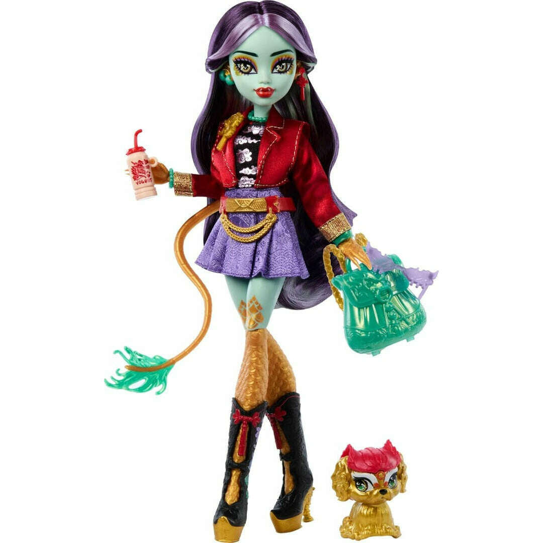 Toys N Tuck:Monster High Jinafire Long with Cloudy,Monster High