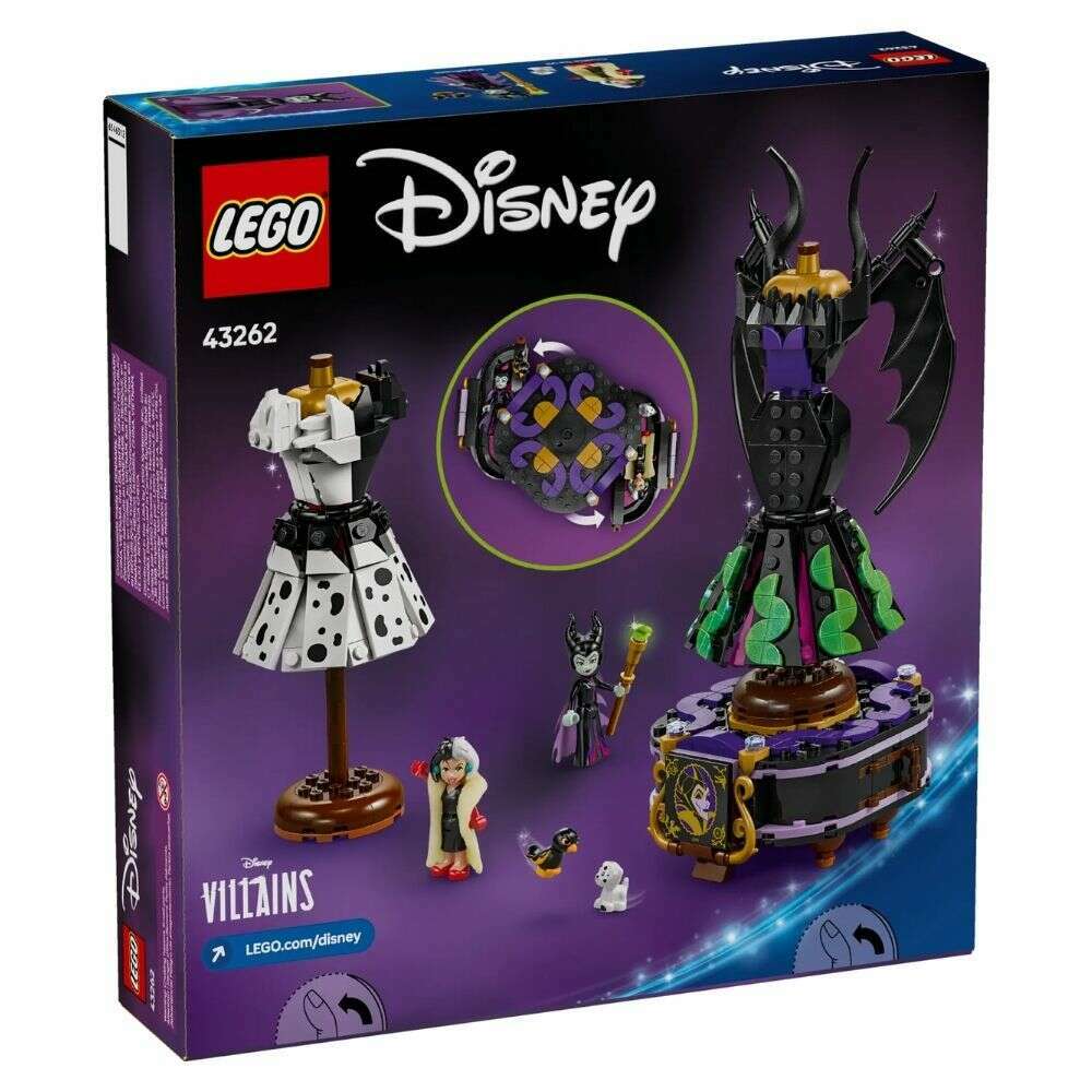 Toys N Tuck:Lego 43262 Disney Maleficent's and Cruella De Vil's Dresses,Lego Disney