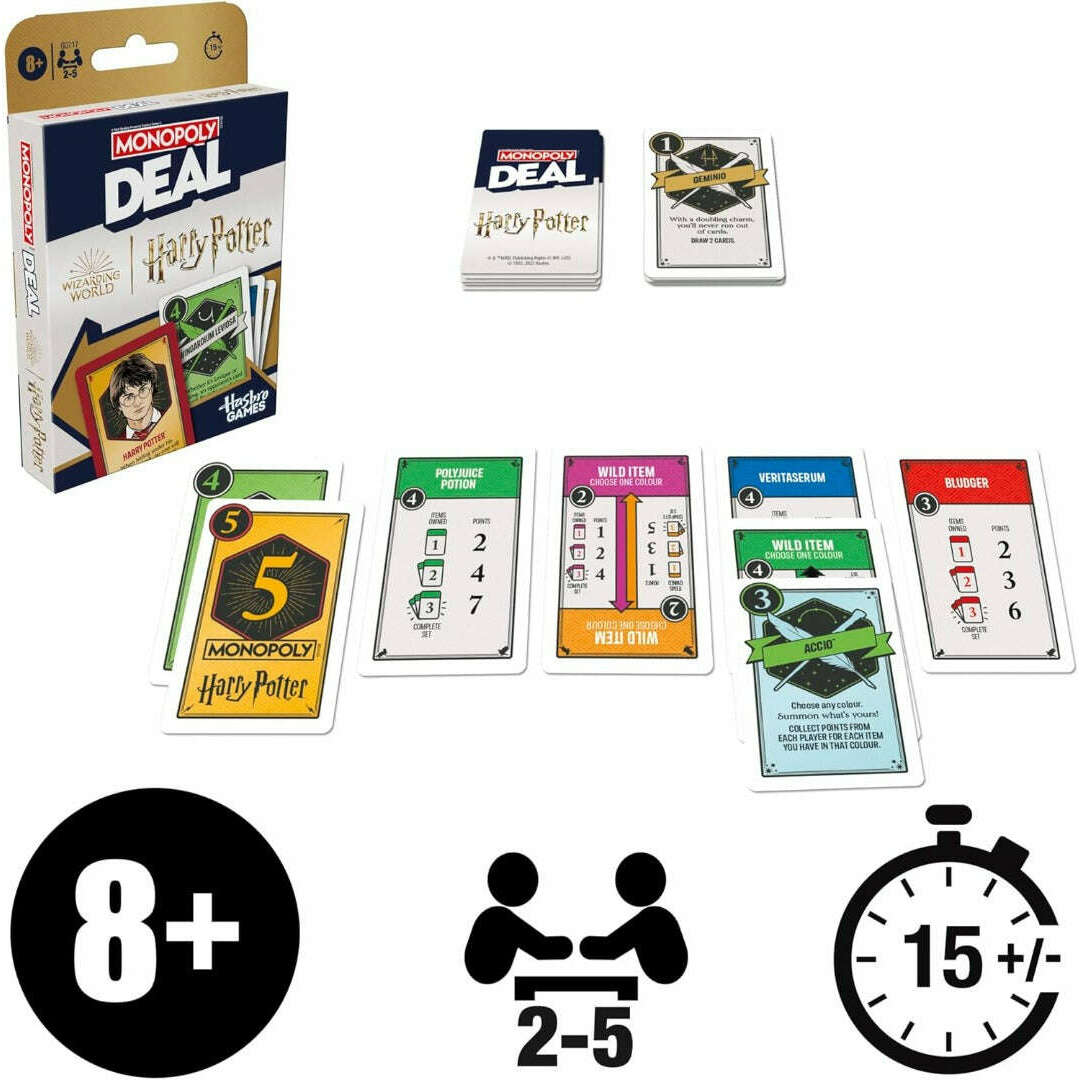 Toys N Tuck:Monopoly Deal Harry Potter Card Game,Hasbro