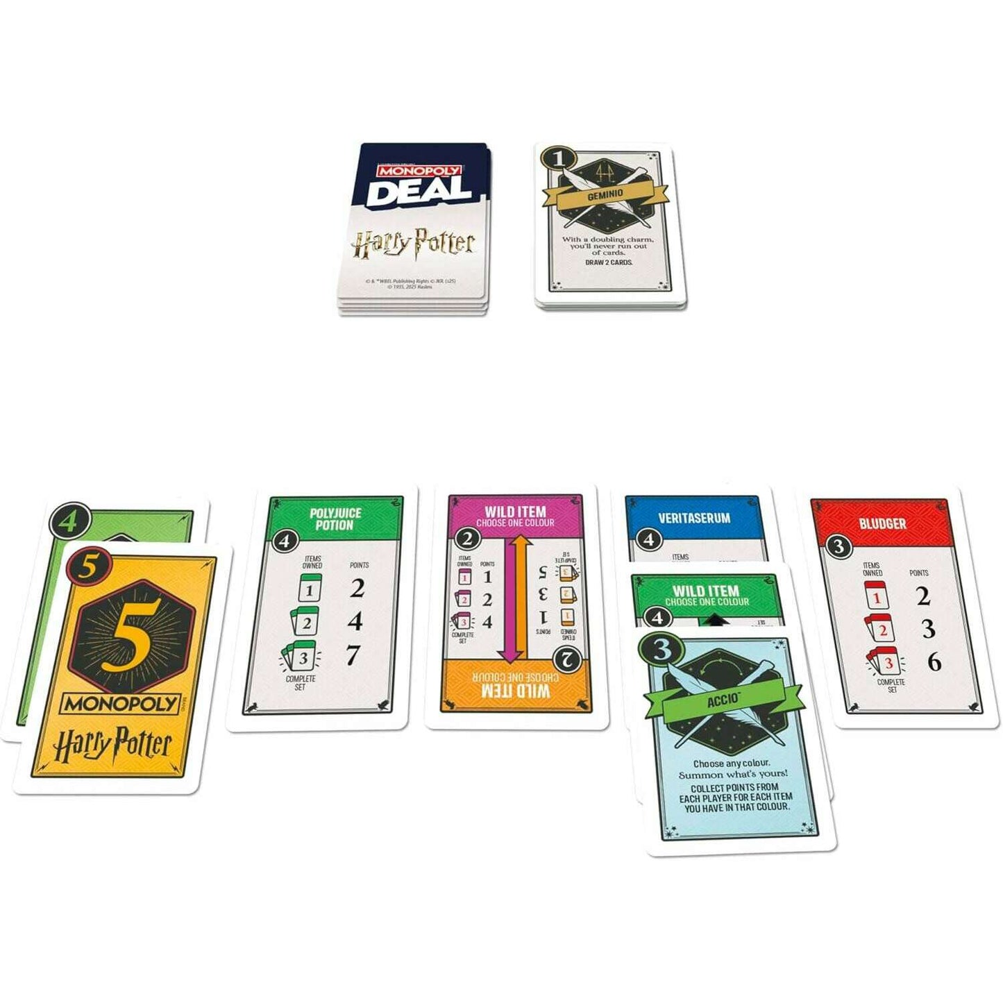 Toys N Tuck:Monopoly Deal Harry Potter Card Game,Hasbro