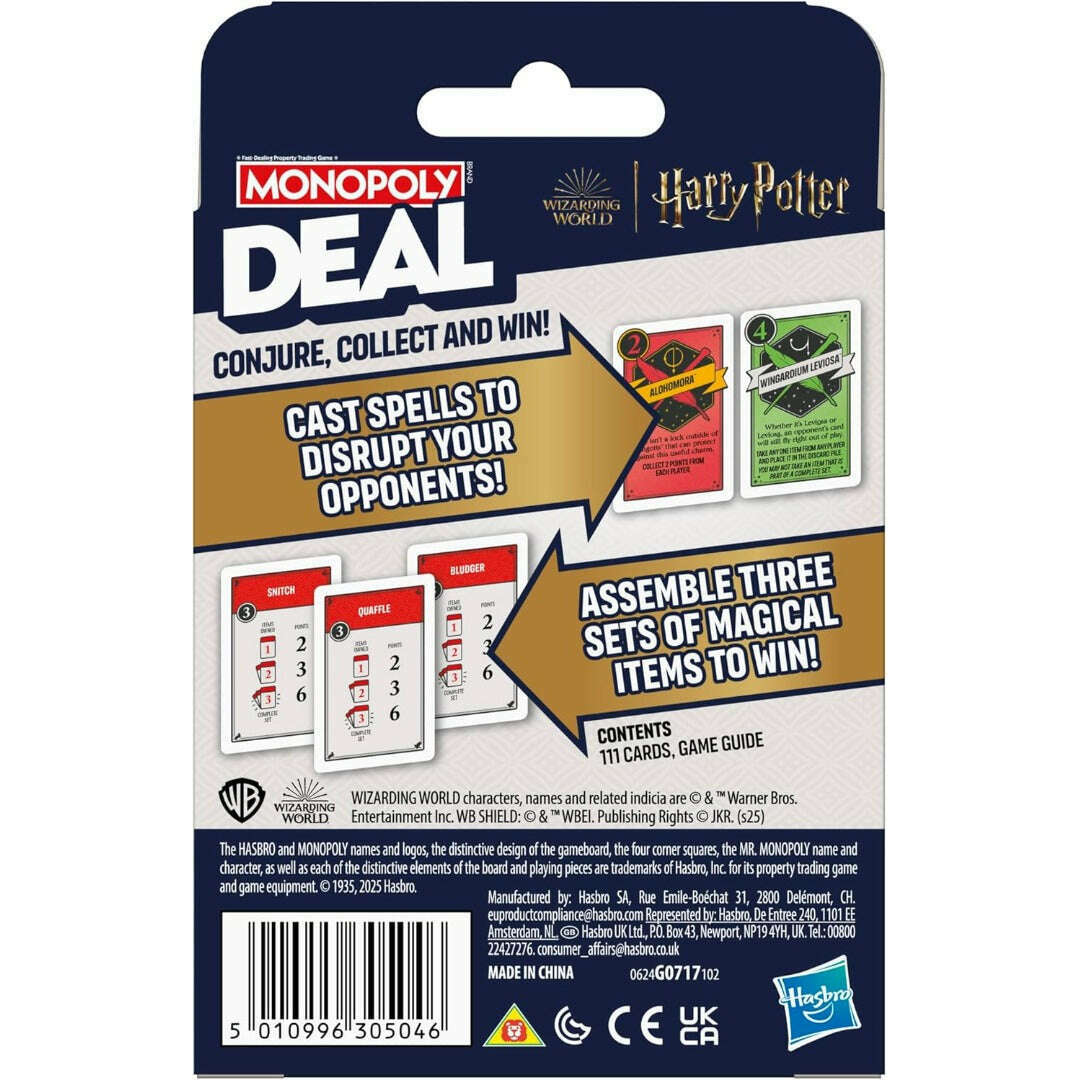 Toys N Tuck:Monopoly Deal Harry Potter Card Game,Hasbro