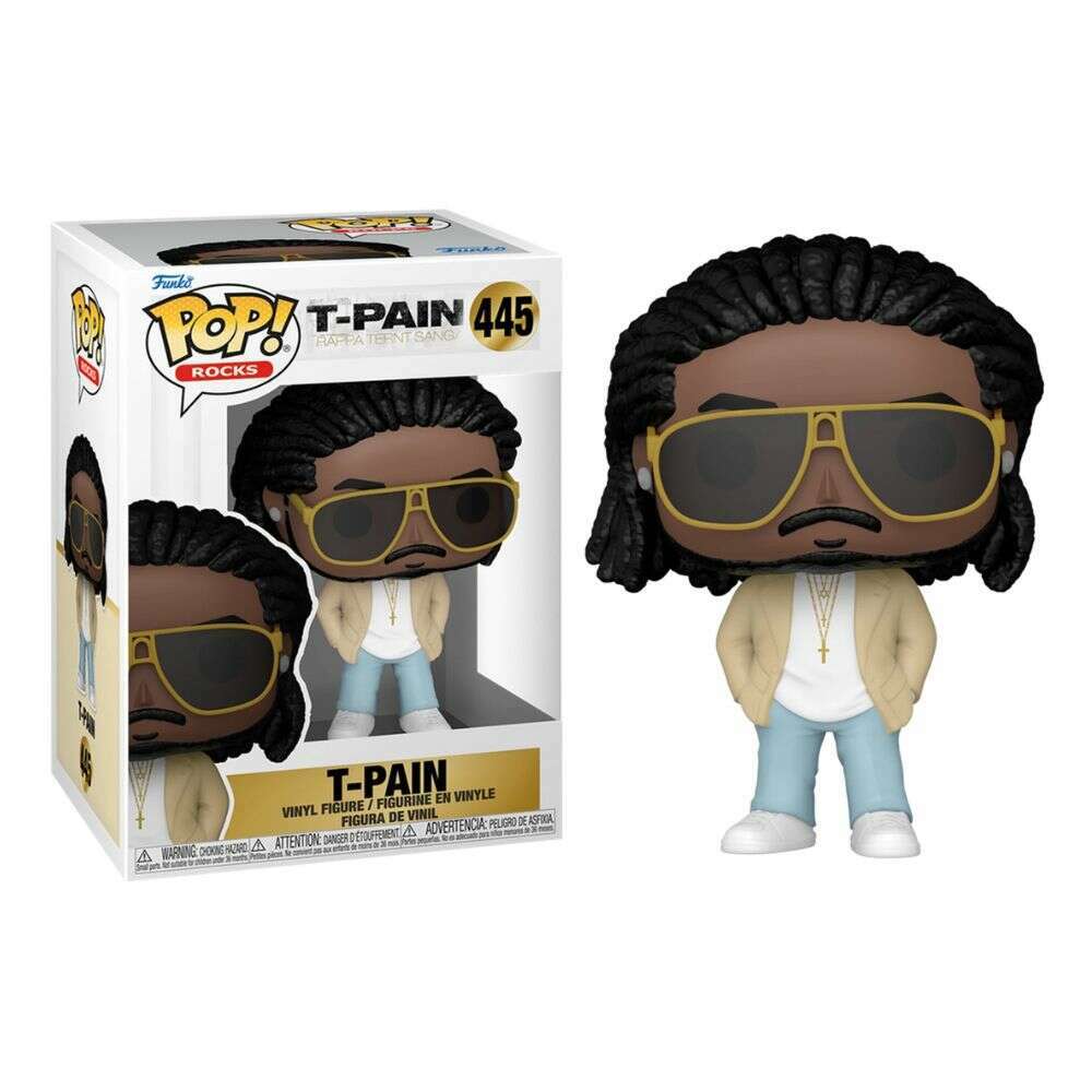 Toys N Tuck:Pop! Vinyl - T-Pain Rappa Ternt Sanga - T-Pain 445,Funko