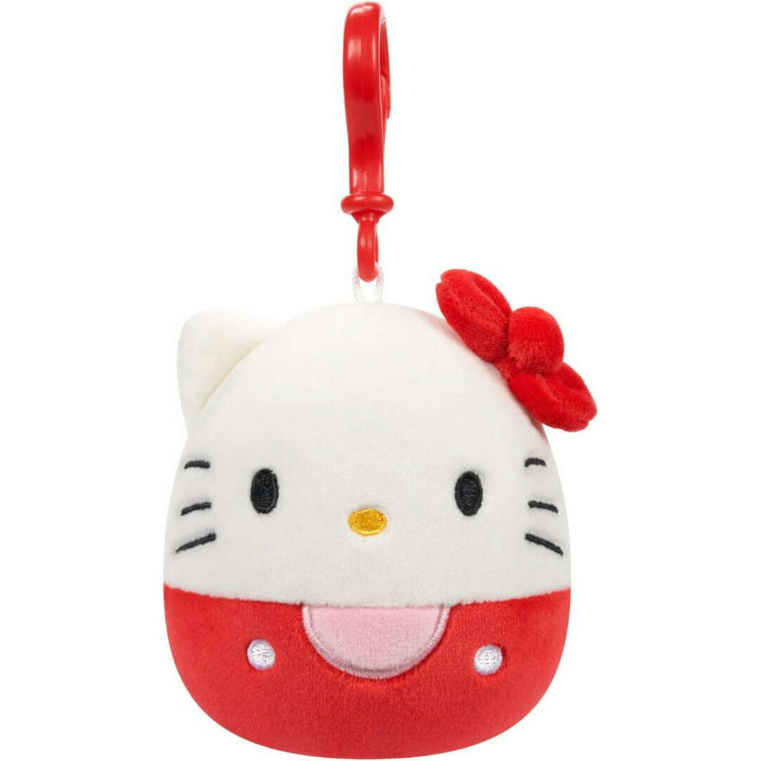 Toys N Tuck:Squishmallows Hello Kitty And Friends 3.5 Inch Clip-on Plush - Hello Kitty,Squishmallows