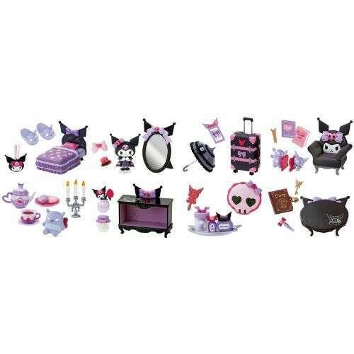 Toys N Tuck:Re-ment Kuromi's Gothic Room Box,Re-ment