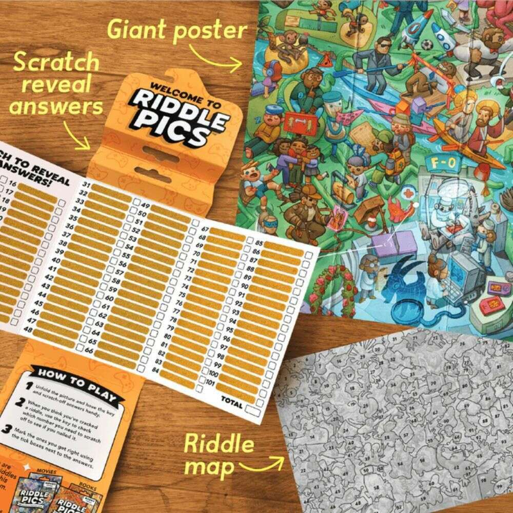 Toys N Tuck:Big Potato Games Riddle Pics Video Game Edition,Big Potato Games