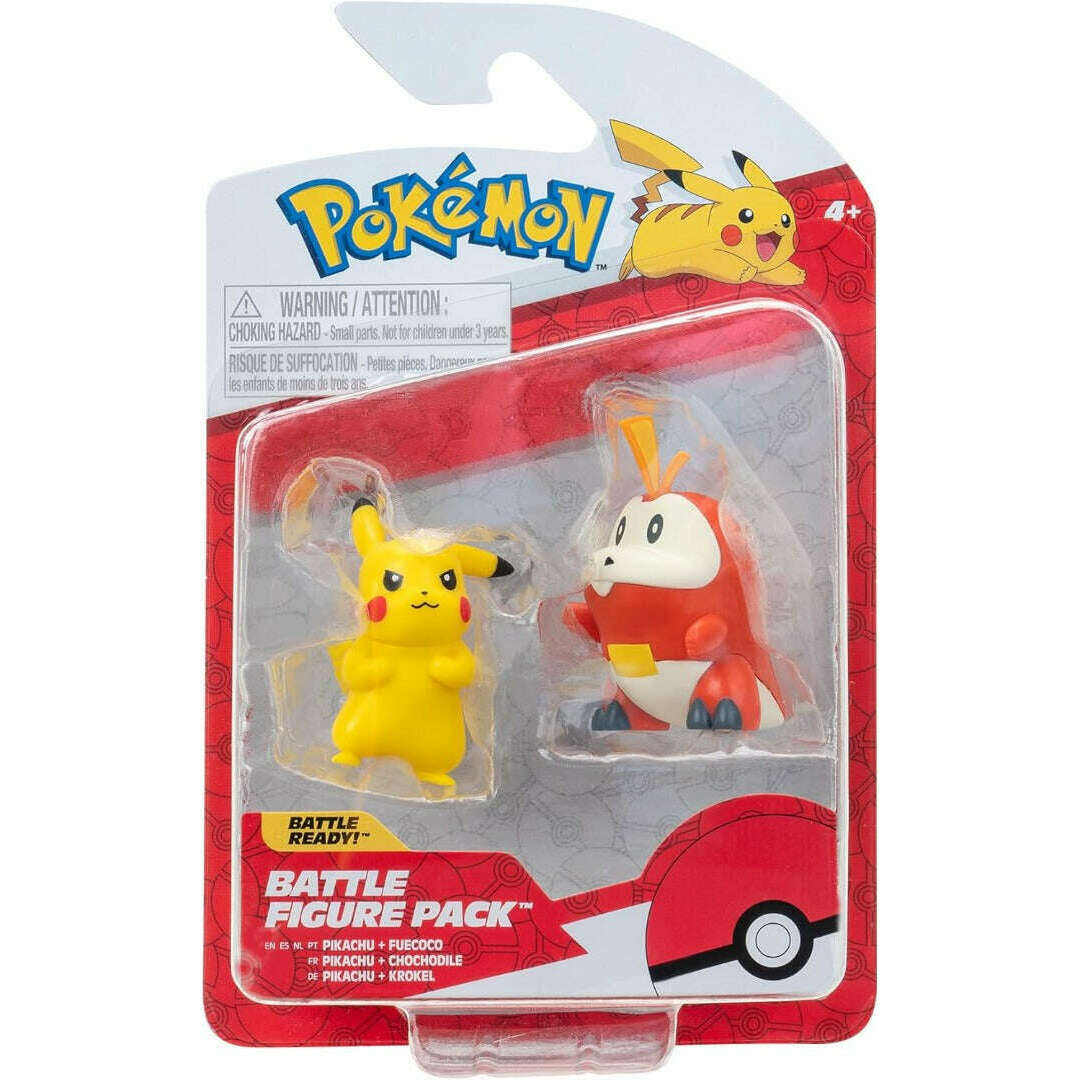 Toys N Tuck:Pokemon Battle Figure Pack - Pikachu Fuecoco,Pokemon