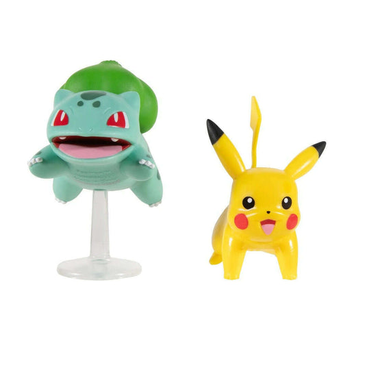 Toys N Tuck:Pokemon Battle Figure Pack - Pikachu Bulbasaur,Pokemon