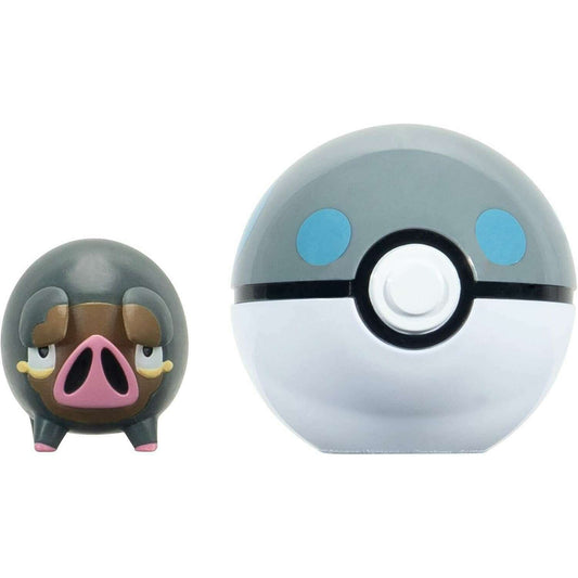 Toys N Tuck:Pokemon Clip 'N' Go - Lechonk And Heavy Ball,Pokemon