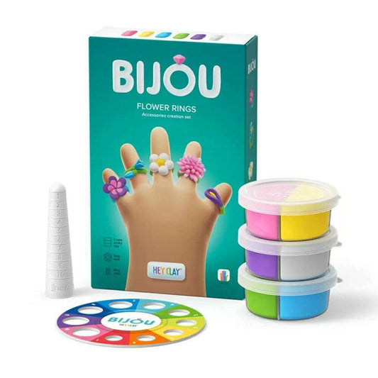 Toys N Tuck:Hey Clay Bijou Flower Rings,Hey Clay