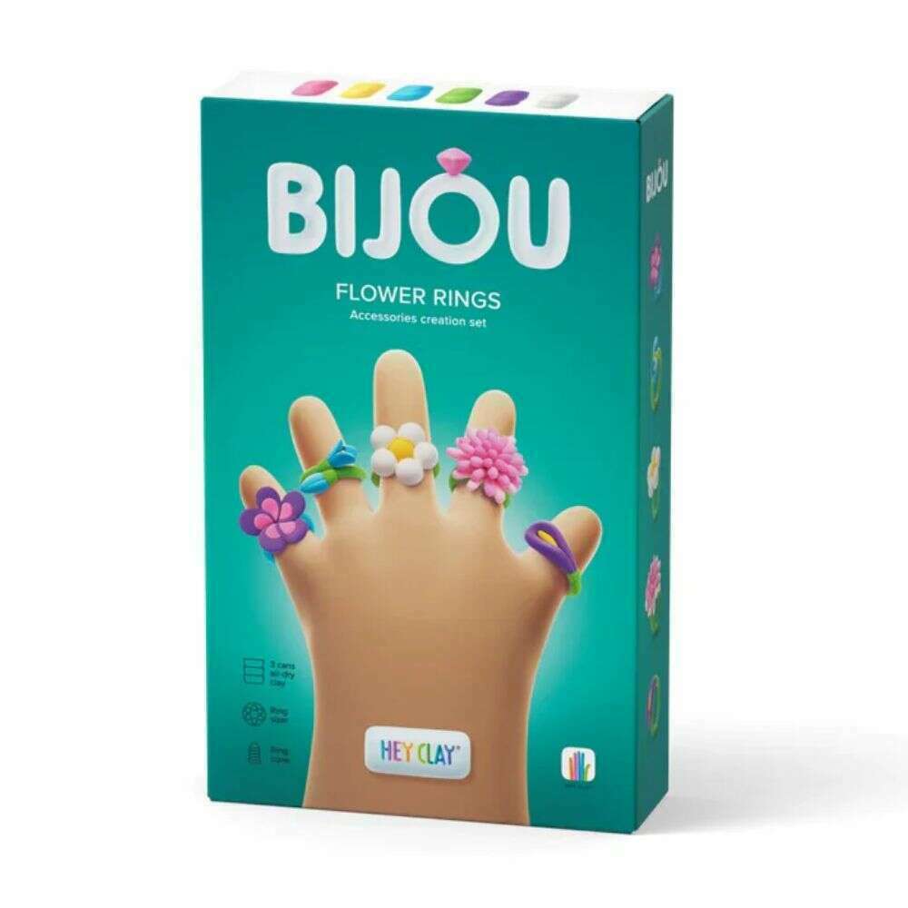 Toys N Tuck:Hey Clay Bijou Flower Rings,Hey Clay